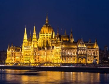 The Hungarian Parliament at night - Part of Cities to visit in Europe