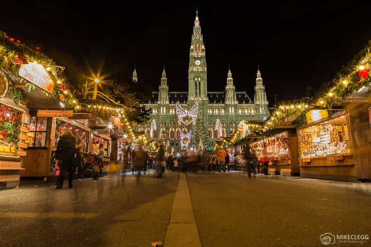 Rathaus at Christmas in Vienna