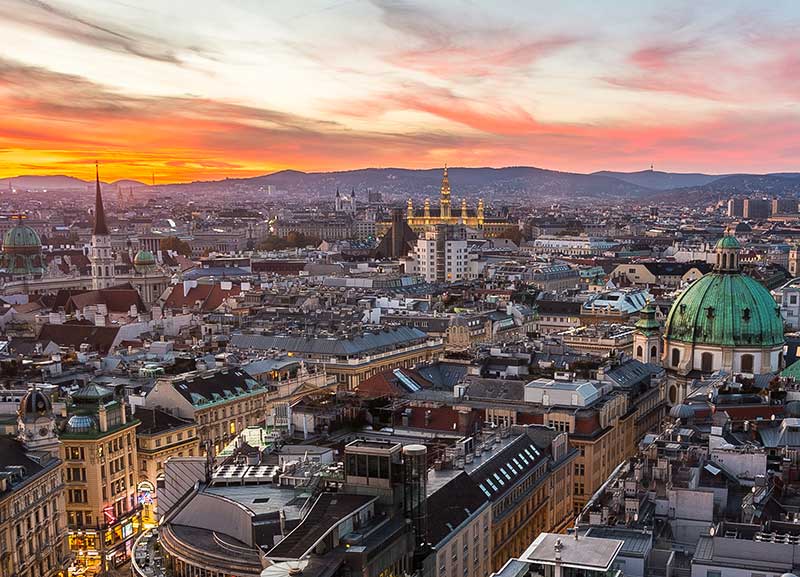 Vienna skyline