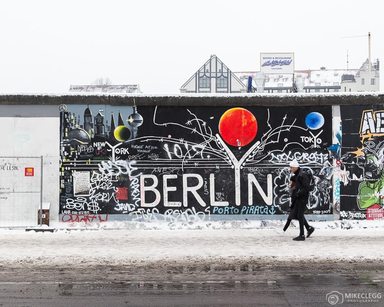 Part of the Berlin Wall at East Side Gallery