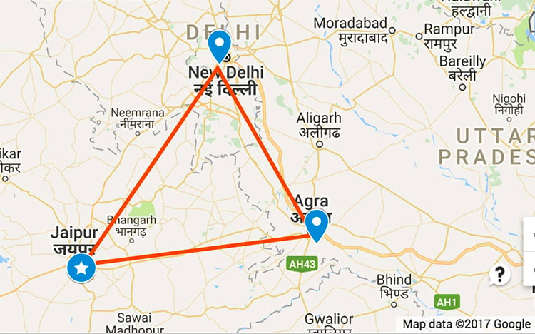 tourist triangle india