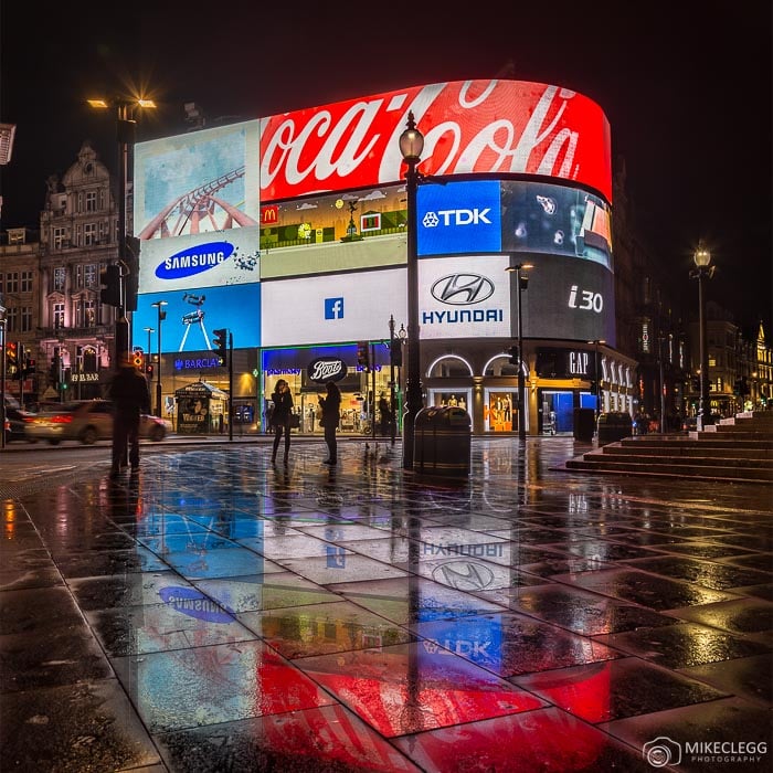 Piccadilly Circus at night