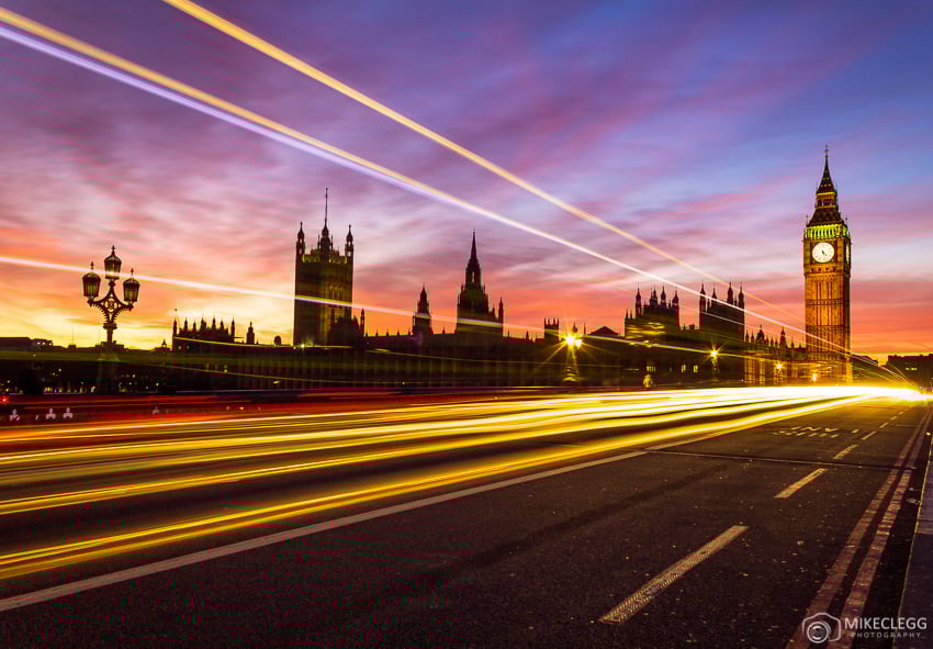 Houses of Parliament at Sunset