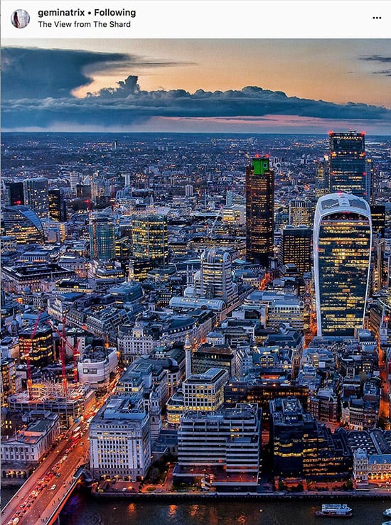 London Instagram photographers - @geminatrix