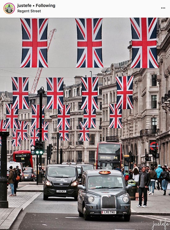 London Instagram photographers - @justefe