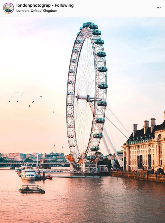 London Instagram photographers - @londonphotograp