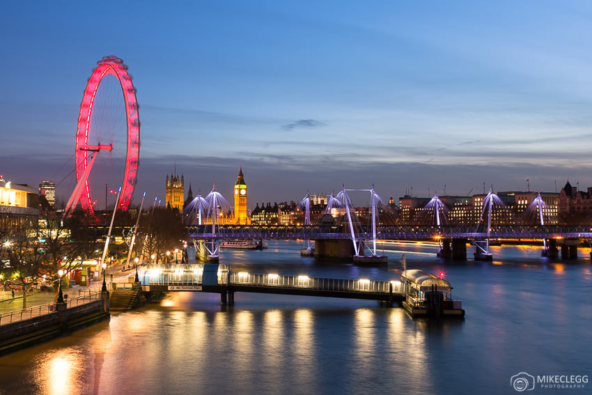 London Skyline at night