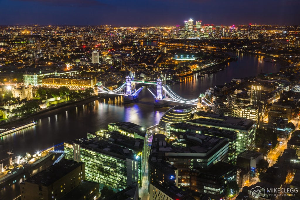 Views of London from the Shangri-La At The Shard, London
