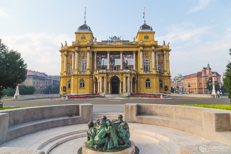 Croatian National Theatre in Zagreb