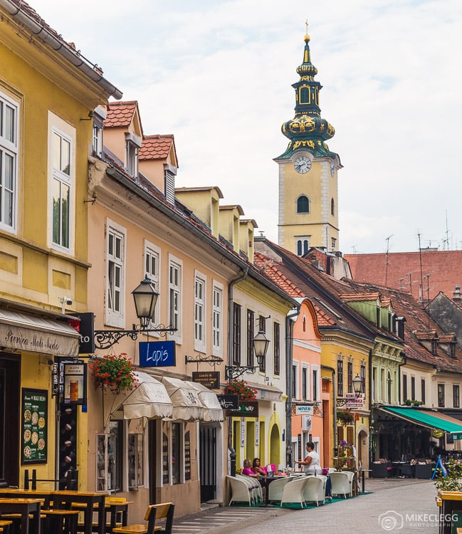 Tkalčićeva ulica in Zagreb (lots of restaurants along this street)