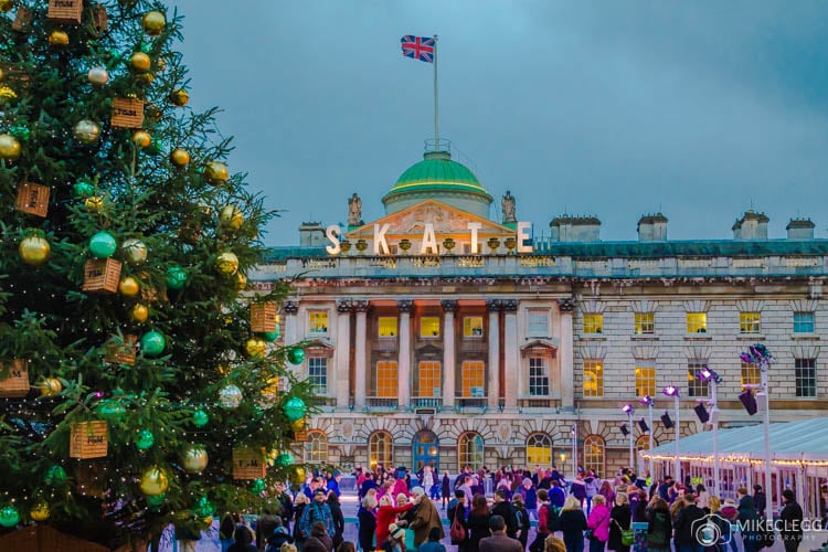 Somerset house london at christmas