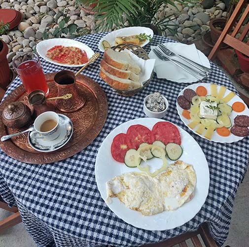 Breakfast at a Guesthouse