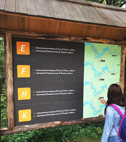 Plitvice Lakes Map