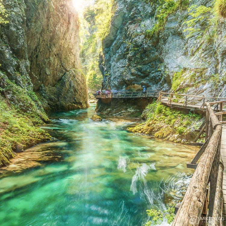 Wooden walkways, Vintgar Gorge