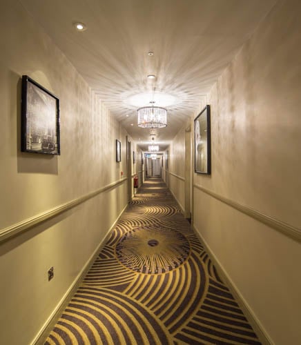 Corridors of Sheraton Grand Park Lane