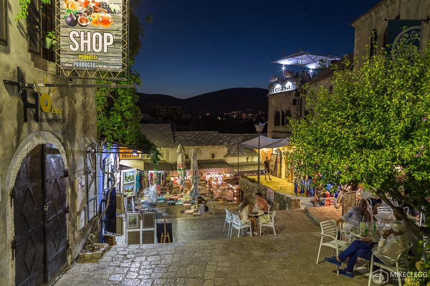 Mostar at night