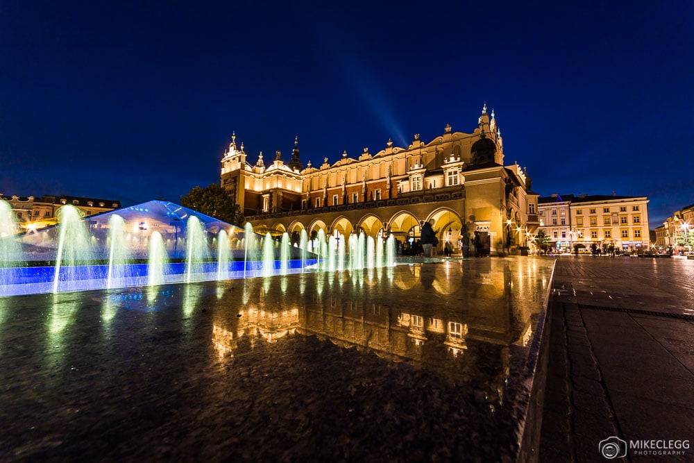 Cloth Hall, Krakow at night