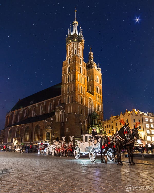 St Mary’s Basilica and Horse Carriages