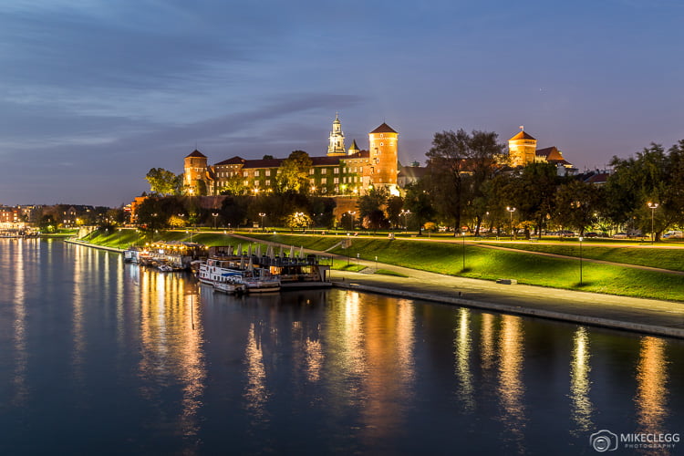 Wawel Royal Castle at Night, Krakow