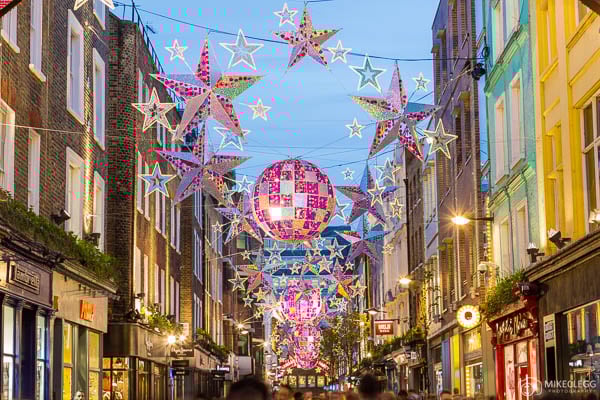 Carnaby Street at Christmas