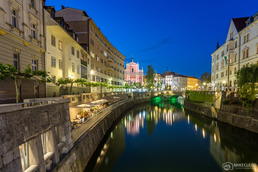 Ljubljana at night