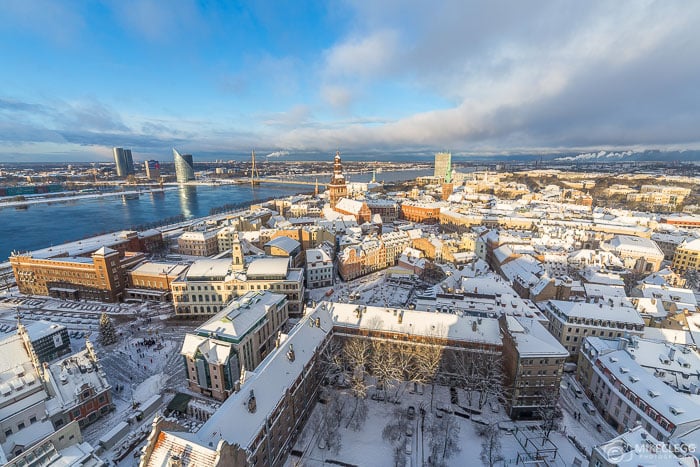 View from St. Peter's Church, Riga