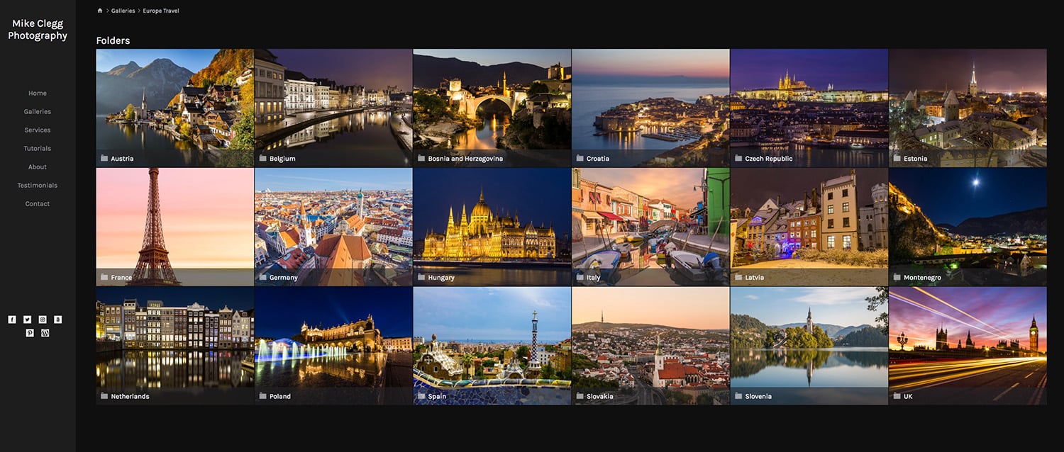 Smugmug Travel Photography Portfolio