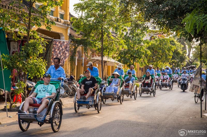 Cyclos in Hoi An, Vietnam