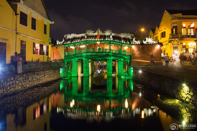 Japanese Bridge at night, Hoi An