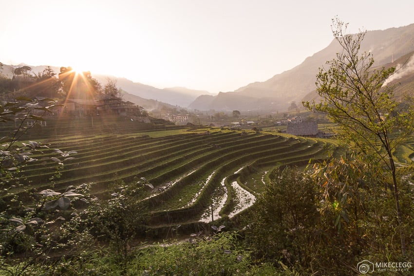 Rice Fields and the landscape of Sapa, Vietnam