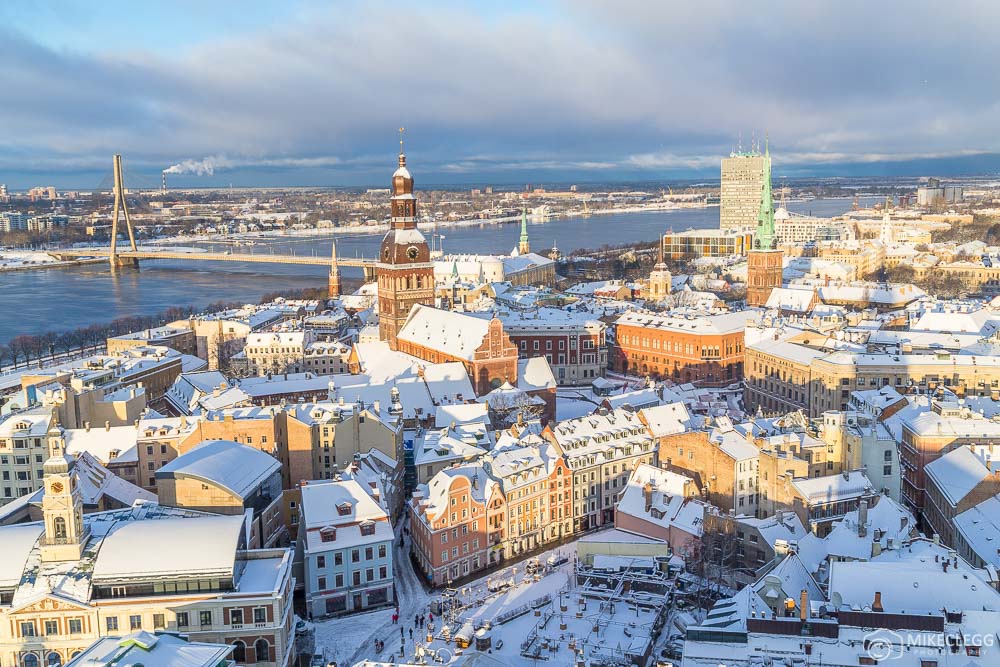 Riga skyline from St Peter's Church