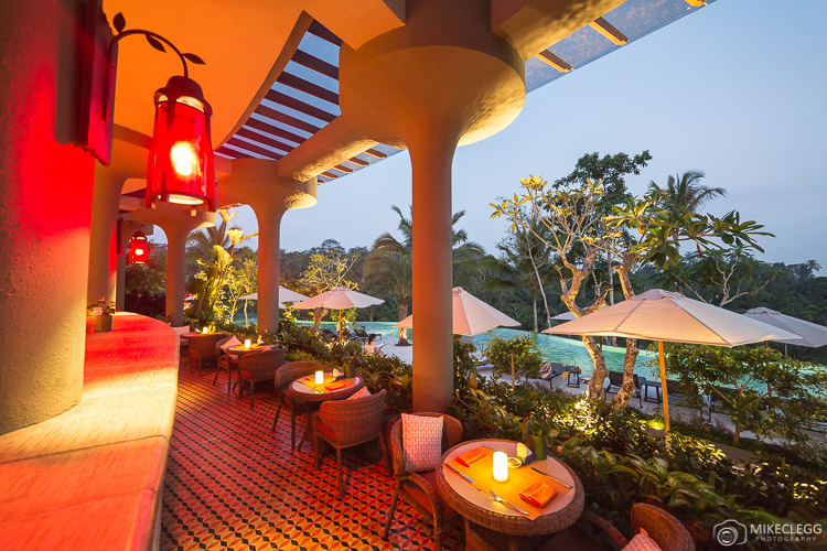 Pool restaurant at Padma Hotel