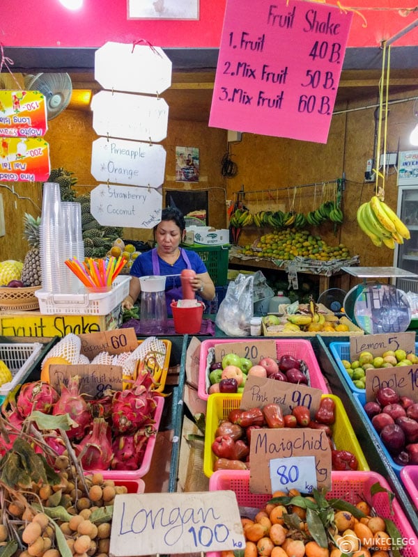 Smoothie and Juice Stalls in Thailand