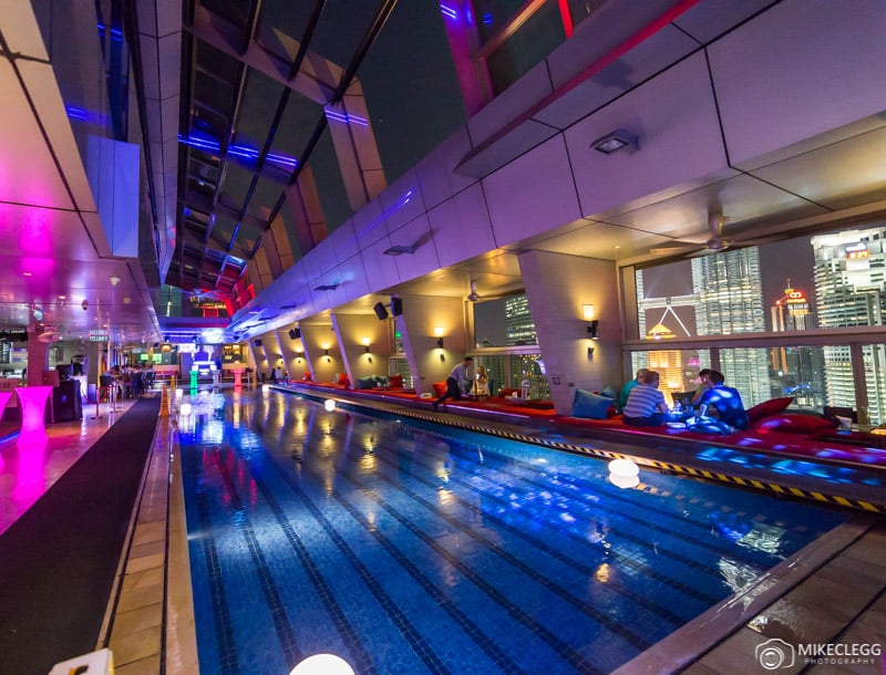 Traders Hotel Skybar at night - Kuala Lumpur