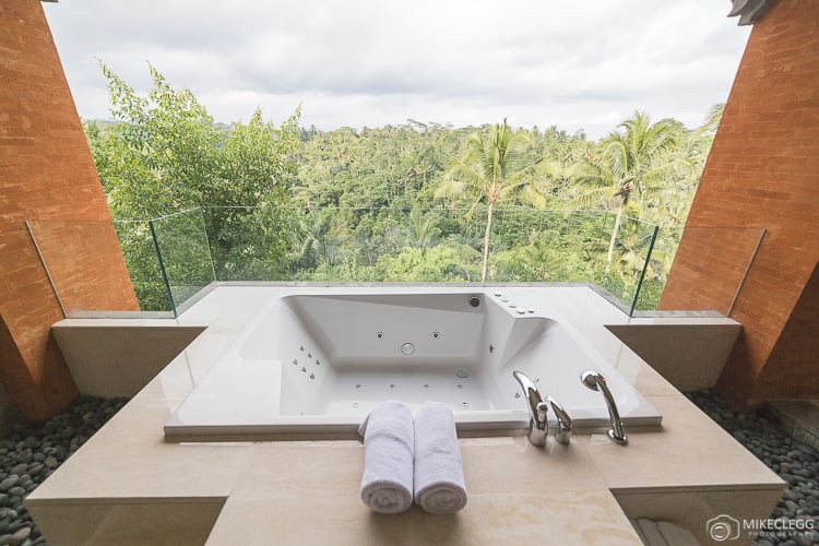 Hot Tub in a Suite at Padma Hotel Ubud