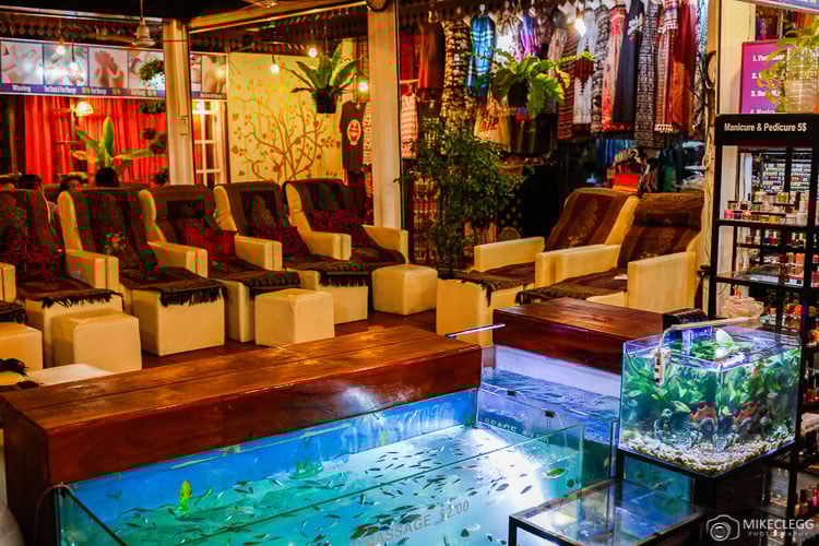 Massage Shop in Siem Reap, Cambodia