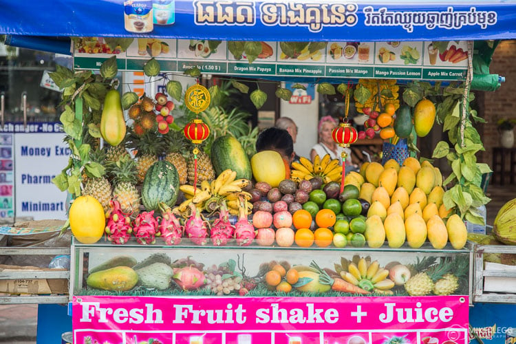 Smoothie Stall in Siem Reap