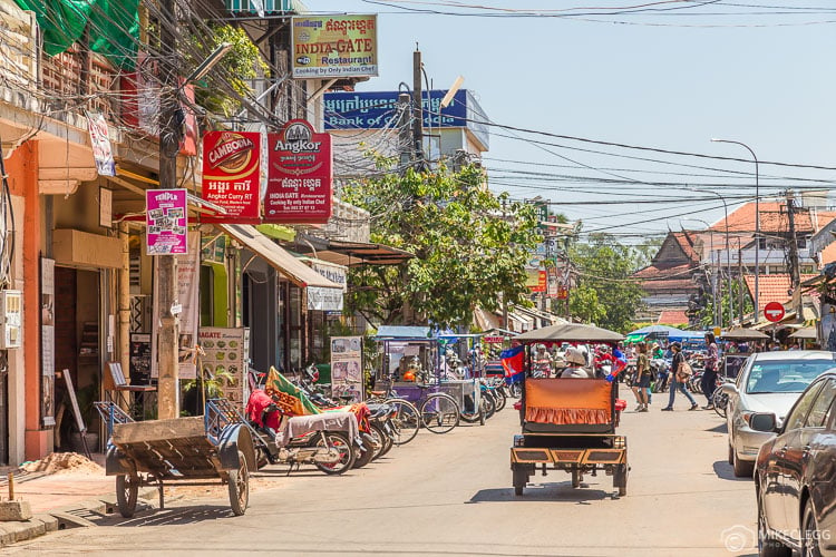 Streets of Siem Reap, Cambodia