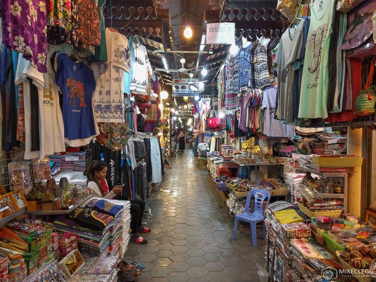 The night market in Siem Reap