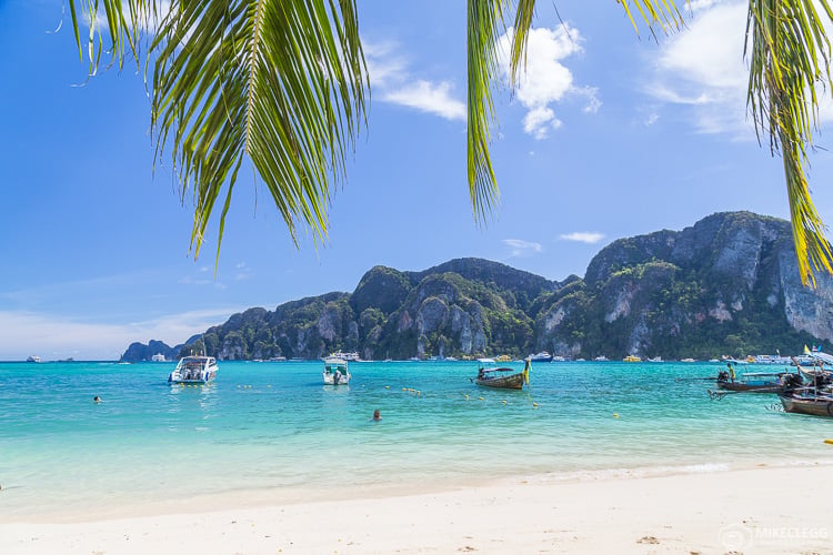 Beautiful beaches in Ko Phi Phi