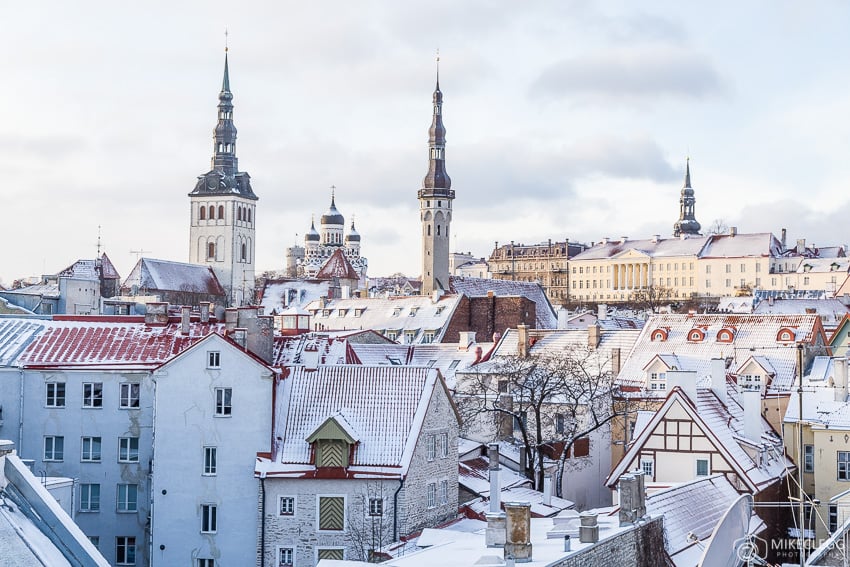 Tallinn in the winter