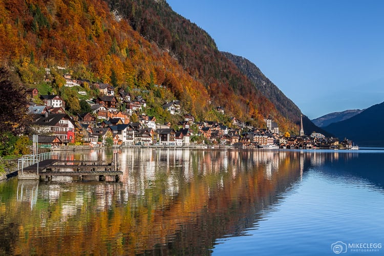 Hallstatt from the south of the village