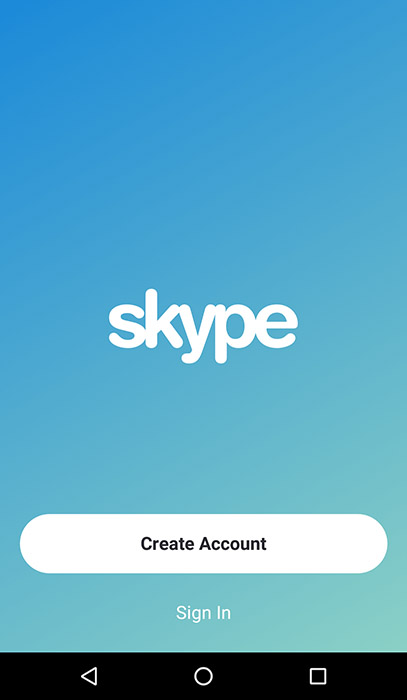 Skype App screenshot - Android
