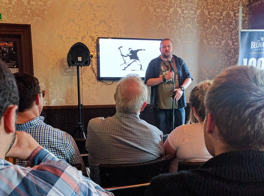Stand-up comedy at Fringe Festival - Edinburgh