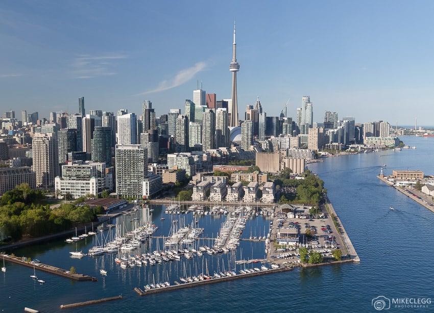 Toronto, Canada Skyline from the air