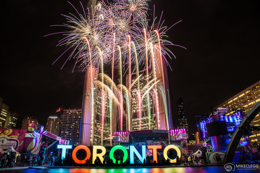 Toronto and fireworks Travel and Destinations
