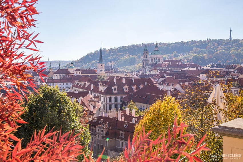 Along Na Opyši near Prague Castle