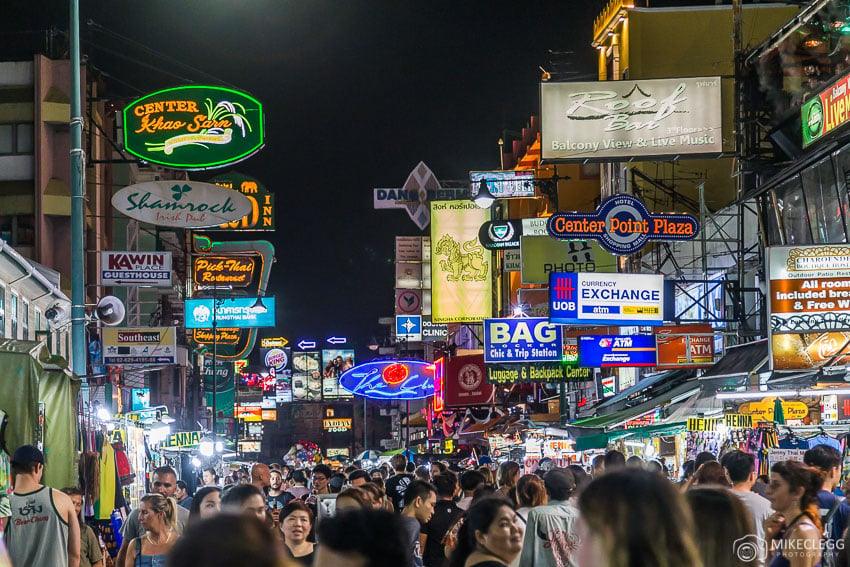 Khaosan Road at night