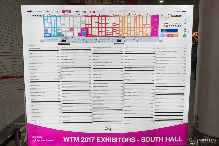 Layout boards at WTM London
