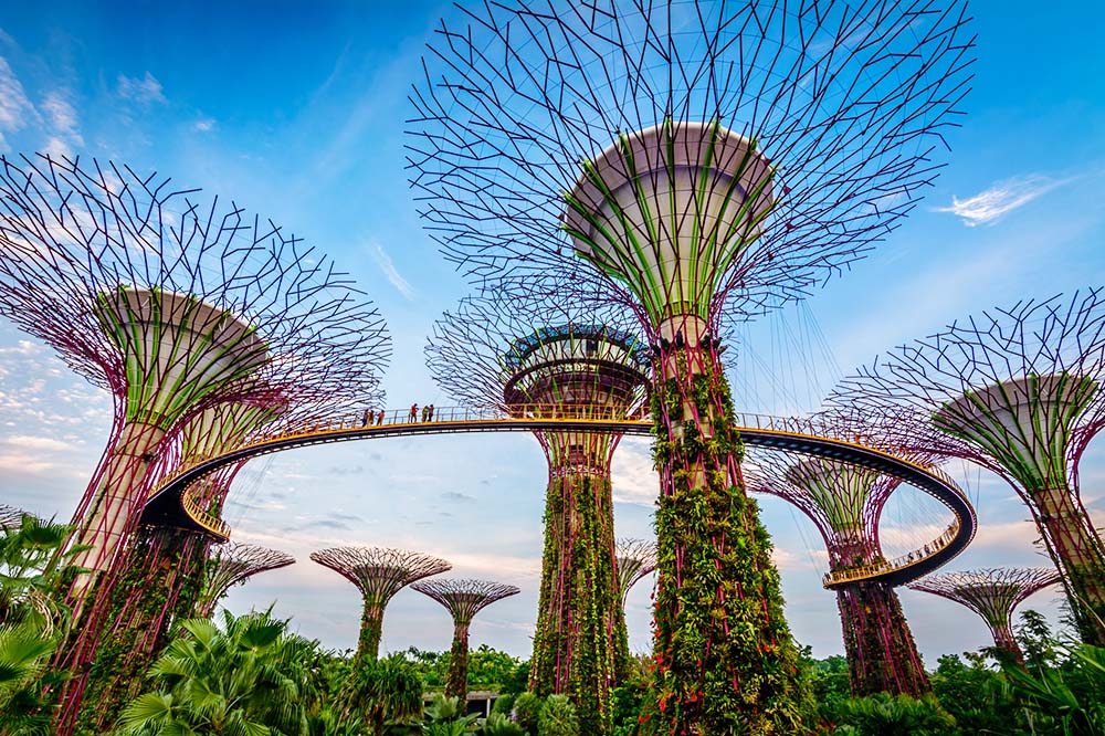 Gardens by the Bay during the day